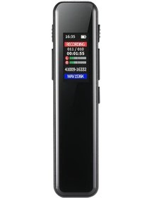 Resim Meridiangoods 64gb Metal Kasa Mini Ses Kayıt Cihazı Renkli Ekran Sesle Kayıt Uzun Pil Ömrü Mp3 Destekli 