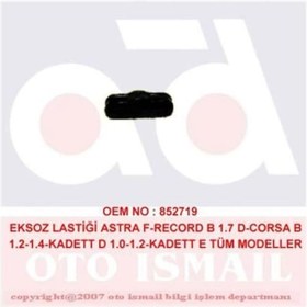 Resim Doğru Kauçuk 596 Egzoz Lastiği Astra F Corsa B Combo B Tıgra A Kadett E 