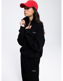 Resim Mai Studios Co. Ravel Fermuarlı Detay Eşofman Takım - Sıyah Siyah 