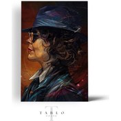 Resim Polly Shelby Ahşap Tablo 4mm 