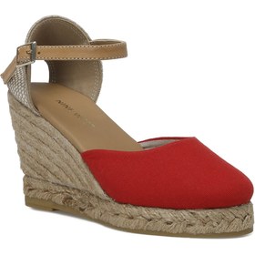 Resim Nine West Epola2 3fx Kırmızı Kadın Dolgu Topuk Sandalet 