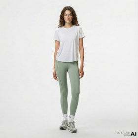 Resim Nike One Dri-Fit Fitted Kadın Yeşil Tayt 