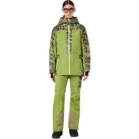 Resim Oakley Tc Juno Reduct Shell 2.0 Kadın Yeşil Snowboard Ceketi 