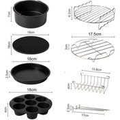 Resim Empressco Siyah, Çok Fonksiyonlu Akıllı Fritöz ve Kızartma Tavası, Aksesuarlar 
