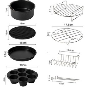 Resim Empressco Siyah, Çok Fonksiyonlu Akıllı Fritöz ve Kızartma Tavası, Aksesuarlar 