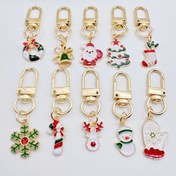 Resim 10 adet Noel Anahtarlık Seti - Arabalar için Alaşım Noel Baba ve Kar Tanesi Şanslar, Halka Tokalı, Oto Aksesuarları Hediyesi - Çinko Metal Geyik Kolyeler, Ona, Çorap Dolguları, Tatil Anahtarlıkları, Mevsimlik Süsler, Şenlik Anahtarlıkları, Sevimli Süsler, Dayanıklı Anahtarlıklar, Yüksek Kaliteli Şanslar, Dekoratif Anahtarlıklar, Araba Tutkunları, Tatil Alıcıları, Noel Anahtarlık Hediyesi, Anahtarlık, Anahtarlık Anahtarları 