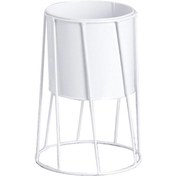 Resim Yeni 1 Adet Metal Saksı 