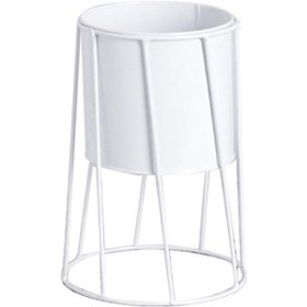 Resim Yeni 1 Adet Metal Saksı 