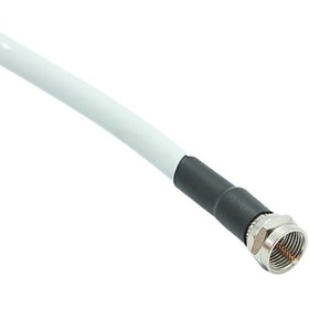 Resim ShowMax Rg6/u-6 Coaxial F Konnektörlü Hazır Uydu Anten Kablosu 1 Mt Full Bakır 