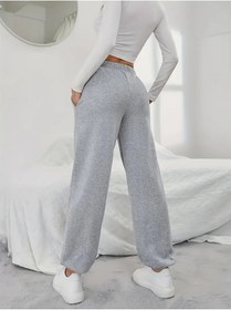 Resim CAONNES Gri Eşofman Paça Lastikli Ter Tutmayan Esnek Kumaş ŞAH MODA2KH 