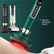 Resim 12 Seviyeli Elektrikli Vakum Masaj Aleti, Vücut Kazıma Masajı, Ev Tipi Kupa Masaj Cihazı, USB Şarjlı, 1800 mAh Lityum Pil Dahil 