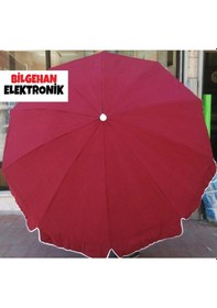 Resim Bilgehanelektronik 2 Mt Kalın Gabardin Kumaş Eğilebilir Plaj Şemsiyesi Bidon Hariç 