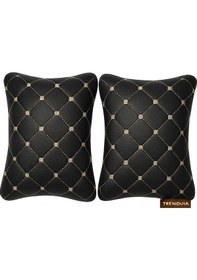 Resim Tofaş Şahin Doğan Kartal Alçak Ön Göğüs Bej-siyah Torpido Kılıfı / Siyah-bej Boyun Yastığı 