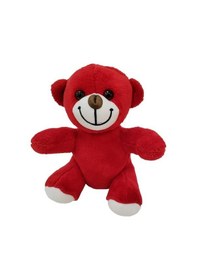 Resim Sevimli Kırmızı Oyuncak Peluş Ayıcık Tdrtr Çok Renkli 