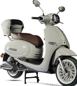 Resim Motolux Americano 125 CC Gri Benzinli Scooter Motosiklet 