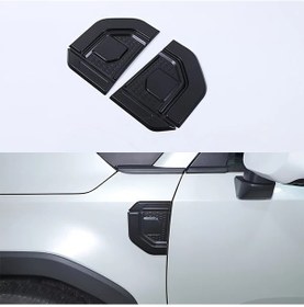 Resim Xuweiwei Matt Black Abs Yan Kapak Seti 24+ Yıl Prado Lexus Gx Dayanıklı Dış Kaplama 