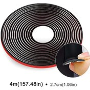 Resim Seametal 2/4/8m Ön Cam Sunroof Kauçuk Conta Şerit 27mm Yükseltme Araba Çatı Penceresi Kenar Conta Koruyucusu Su Kapı Aks. 54156580 