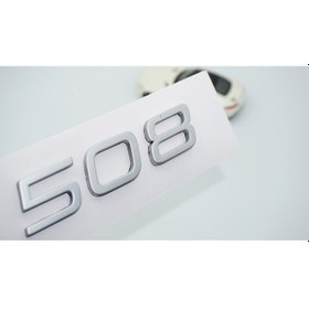 Resim Dk Tuning Peugeot 508 Ön Kaput 2022+ Gri Abs Logo Amblem 