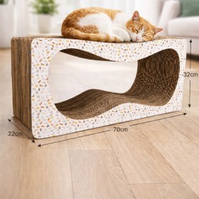 Resim Yelbegen Karton Kedi Tırmalama 