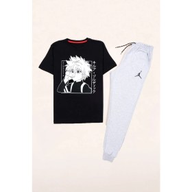 Resim Trendypassion Slurp Hoodie Baskılı Eşofman Takımı 