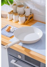 Resim Acar Ultimate Pro İndüksiyon Tabanlı Tava - 28 Cm Krem 