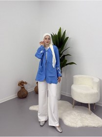 Resim VOLT CLOTHİNG Nakış Detaylı Kimono 