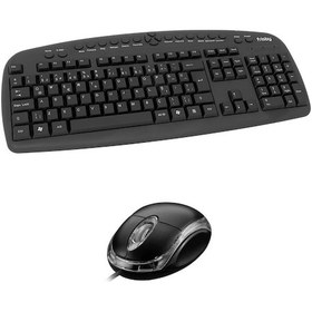 Resim FRISBY FK-146QU USB Q TR MM SİYAH KABLOLU KLAVYE MOUSE SET 