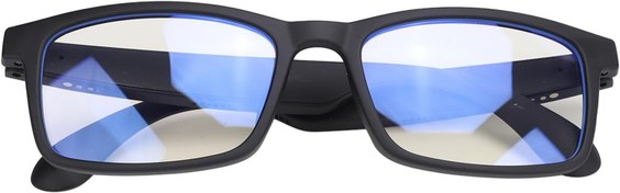 Resim BT 5.3 Mikrofonlu Akıllı Gözlük, Mavi Işık Filtresi, Dokunmatik Sesli Asistan, Dış Mekan Bisikleti Için, Müzik Çalma Özelliği 