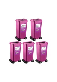 Resim Omnipazar Sy-4398 Sıfır Atık Ekmek Geri Dönüşüm Çöp Kutusu 70 Lt Mor 5 Adet Mor 