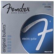 Resim Fender Original Bullet 3150L Pure Nickel .009-.042 Elektro Gitar Teli 