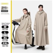 Resim Elektrikli Araba Motosiklet Yağmurluğu Genişletilmiş Kalınlaştırılmış Ve Uzatılmış Yağmurluk 