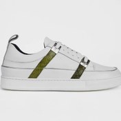 Resim Roberto Botticelli Erkek Hakiki Deri Beyaz Sneakers & Spor Ayakkabı 