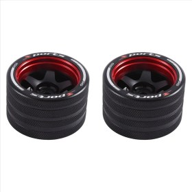 Resim Poieerf Sanwa Mt4 /futaba Için 2x 4px /flysky Nb4 /ko Ex Sonraki /wfly X9 Uzaktan Kumanda Evrensel Metal Handwheel Direksiyon Simidi Kırmızı (Yurt Dışından) 