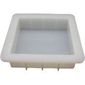 Resim Sabun Yapımı Kapasitesi Için 6 Inç Kare Küp Silikon Slab Kalıp 1100ML | Kil Kalıpları (Yurt Dışından) 