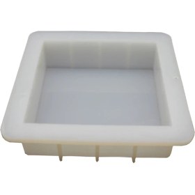 Resim Sabun Yapımı Kapasitesi Için 6 Inç Kare Küp Silikon Slab Kalıp 1100ML | Kil Kalıpları (Yurt Dışından) 