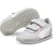 Resim Puma St Runner V3 Mesh V Inf Çocuk Gri Günlük Spor Ayakkabı - 385512-03 