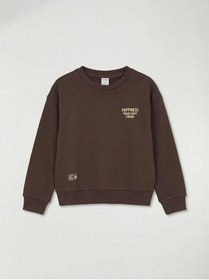 Resim LC Waikiki Mürdüm Bisiklet Yaka Kız Çocuk Kalın Sweatshirt Ve Eşofman Altı (S6) 
