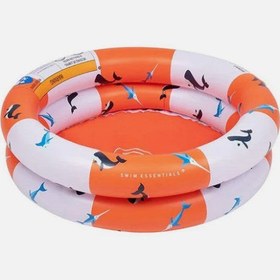 Resim Swim Essentials Red White Whale Bebek Şişme Oyun ve Yüzme Havuzu 60cm 