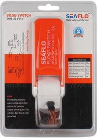 Resim Seaflo Sfbs-20-01 Sintine Pompası Şamandıra Şalteri, Ds Pompa Şamandırası 12-24 Volt 20 Amper 