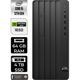 Resim Hp Pro Tower 290 G9 Intel Core I5 12500 64GB 4tb SSD GTX1650/4GB W11P 6D3A5EA Masaüstü Bilgisayar & Per4 USB Bellek 6D3A5EAP450 