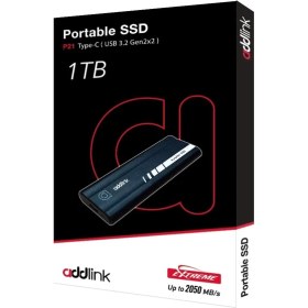 Resim Addlink P21 1 TB 2000-1950MB/S USB 3.2 Gen2 Type-C Portable Taşınabilir SSD AD1TBP21B2K 