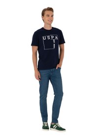Resim U.S. Polo Assn. Erkek Regular Fit Bisiklet Yaka Tişört Lacivert 