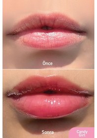 Resim Herbaderm Tatlı Şeker Aromal Parlatıcı Dolgunlaştırıcı ve Onarıcı Vegan Dudak Balmı 10 ML 