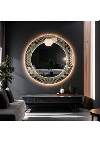 Resim Trivon Günışığı Lazer Kumlamalı Lavabo & Banyo Aynası Dokunmatik Sensörlü 60 X 60 
