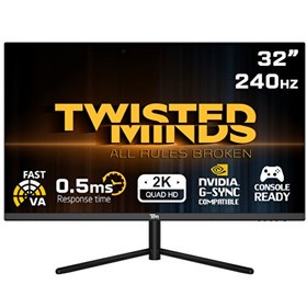 Resim TWISTED MINDS 32" TM32QHD240VA QHD 2K 240HZ 0,5MS HDMI DP HDR10 GAMING MONİTÖR Ücretsiz Kargo - 2 Yıl Resmi Distribütör Garantili