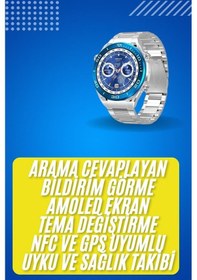 Resim 2025 Model Yuvarlak Ekran Android Ve İos Uyumlu Gps Takibi Yapabilen Akıllı Saat 