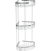 Resim Defne 3 Katlı Pirinç 20X20 cm Süngerlik-Şampuanlık Köşelik 