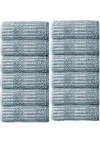 Resim Özdilek Striscai 50x90 Cm El-yüz Havlusu 12'li Yeşil Çok Renkli 