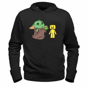 Resim Alfa Tshirt Baby Yoda Siyah Çocuk Sweatshirt 