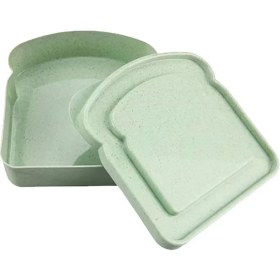 Resim Mmxccy Taşınabilir Plastik Öğle Yemeği Kutusu - Taşınabilir Sandviç Tutucu, Kapatılabilir Ekmek Kabı, Çevre Dostu Fırın Kutusu (Yurt Dışından) 